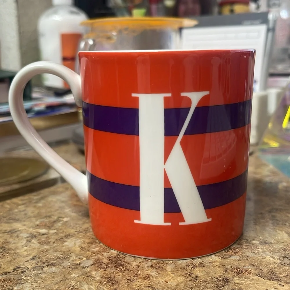 Kate Spade To The Letter Monogram Mug